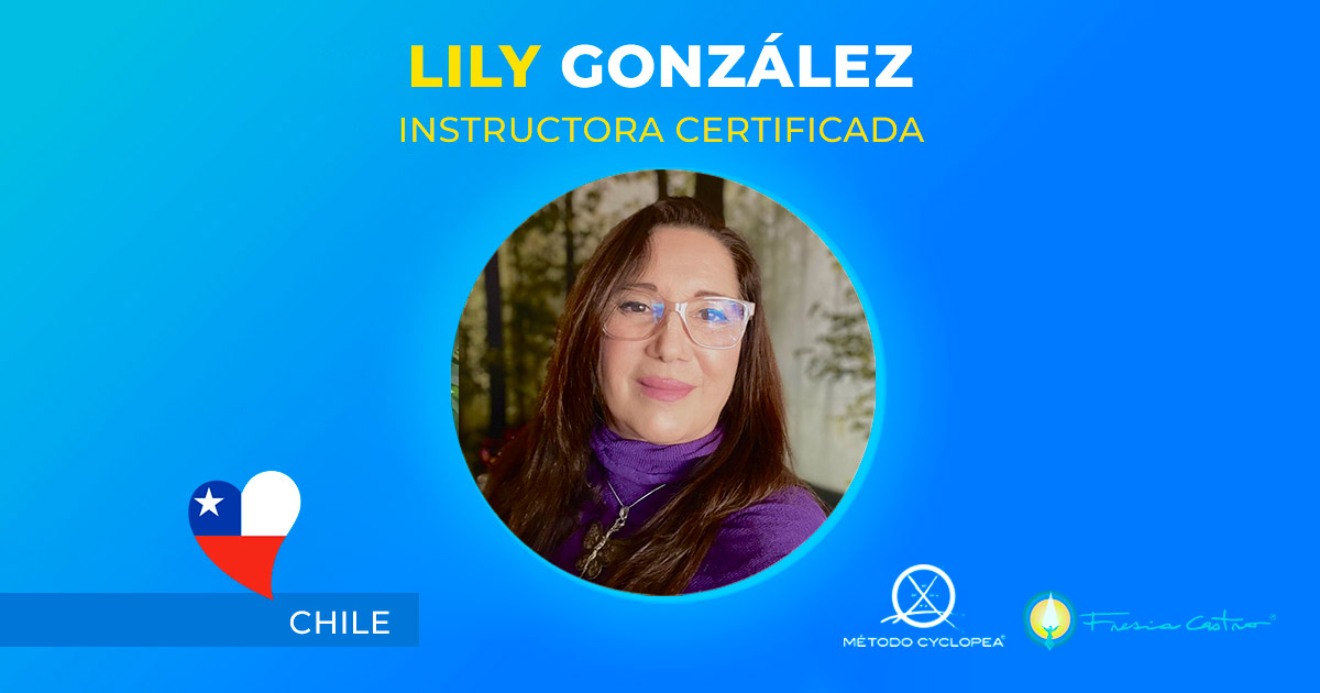 Lily González, instructora del Método Cyclopea, certificada por Fresia Castro
