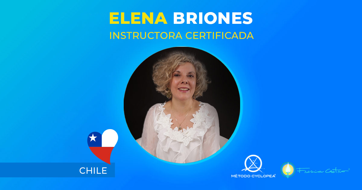 Elena Briones instructora certificada por el Método Cyclopea, creado por Fresia Castro