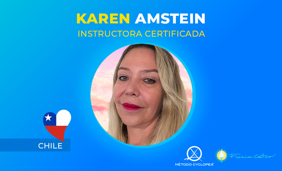 karen Amstein, instructora certificada por el Método Cyclopea, creado por fresia castro